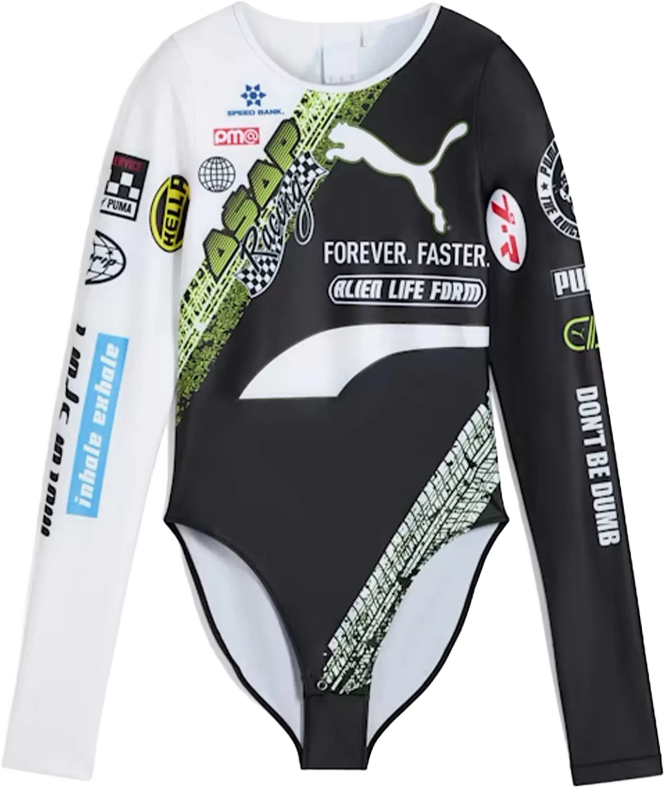 A$AP Rocky x PUMA Bodysuit TIRE WHITE BLACK