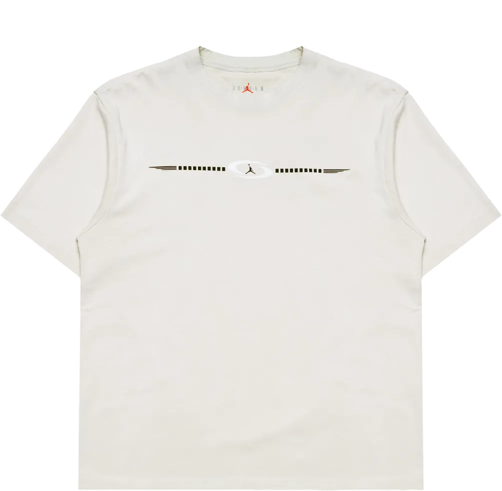 Travis Scott x Air Jordan Logo T-Shirt LIGHT BONE