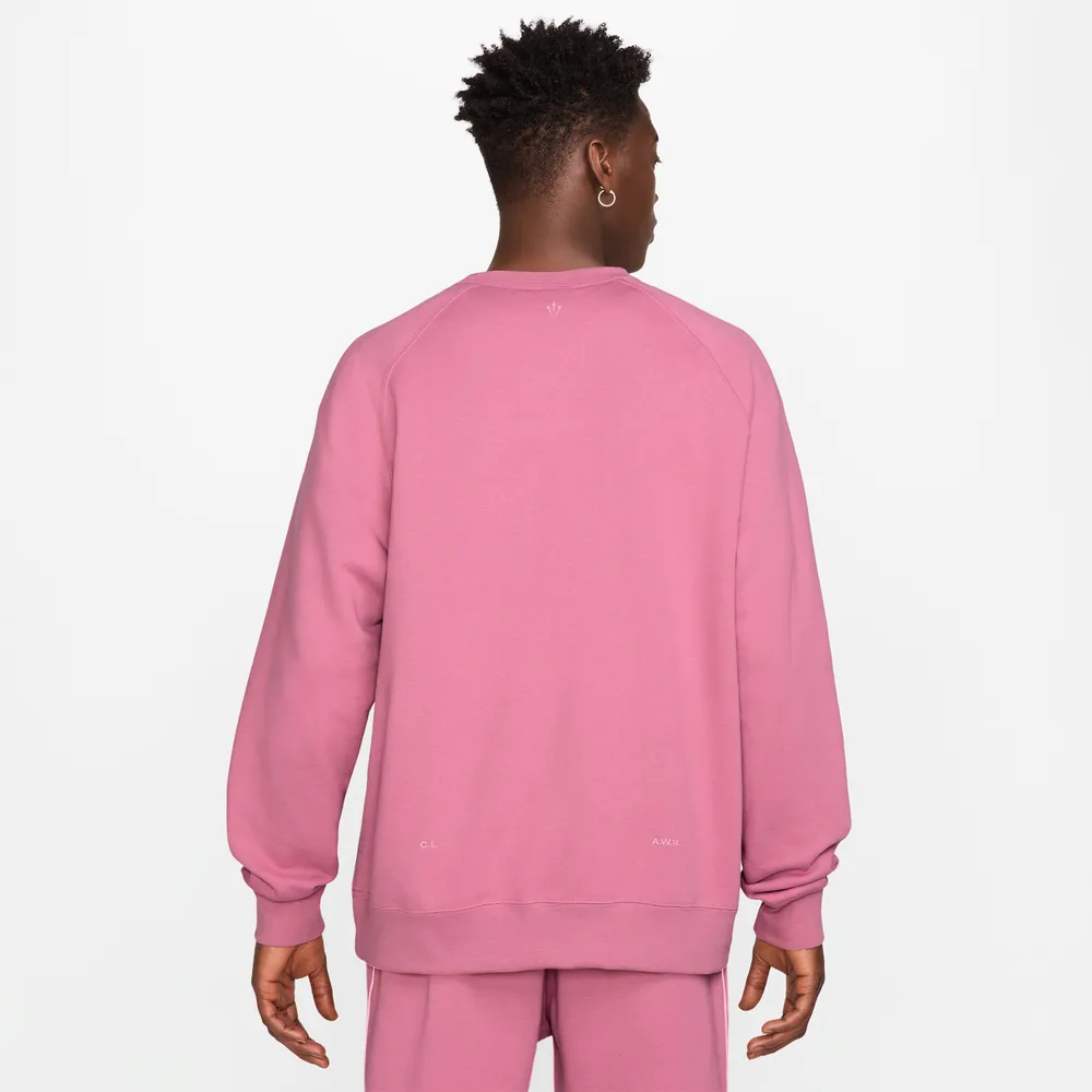 E58CA7_NOCTA-x-Nike-Fleece-Crewneck_DESET-BERRY_FN8160-667_img3