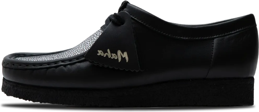 Maha x Clarks Originals Wallabee BLACK WHITE