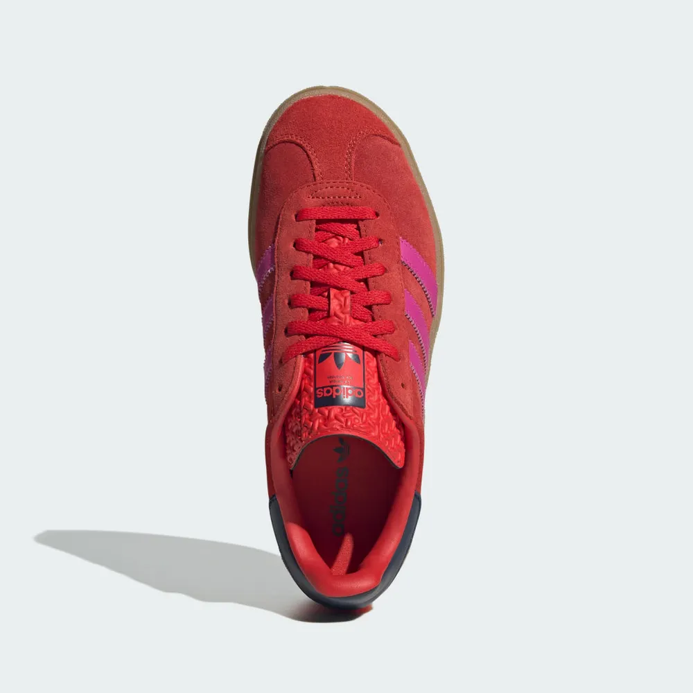 adidas gazelle silver green womens ADIDAS ORIGINALS Women's Gazelle Bold Fuchsia and Red Sneakers – Pavidas main image 1