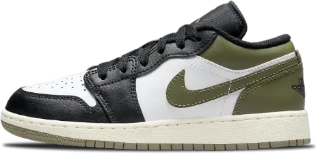 Image de Air Jordan 1 Low Gs Black Toe Medium 553560 092