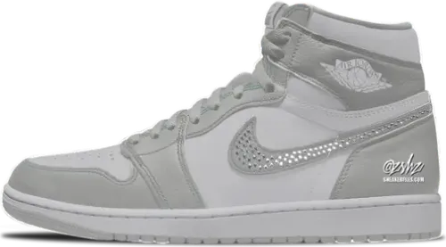 Image de Swarovski Air Jordan 1 High Og Vast Grey Hf6248 002
