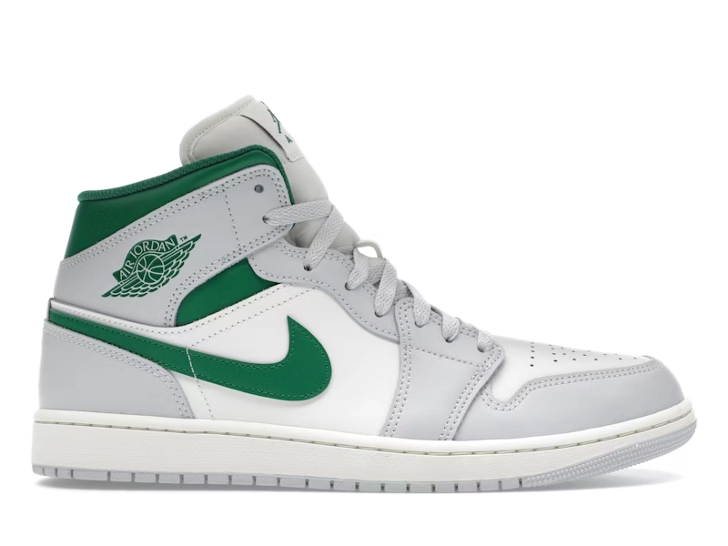 Air Jordan 1 Mid SUMMIT WHITE LUCKY GREEN - view 0