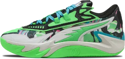 image de Nba 2k Puma Bright Scoot Zeros Ii Bright Aqua Feather Gray 311349 01