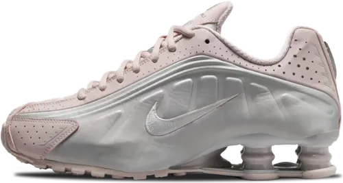 image de Nike Shox R4 Wmns Barely Rose Metallic Platinum Ar3565 600