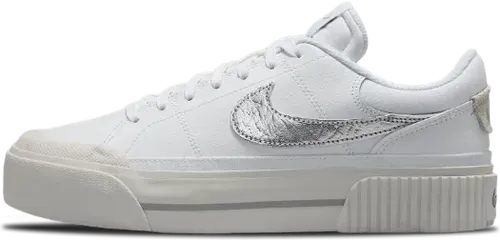 image de Nike Court Legacy Lift White Metallic Silver Hq2307 100