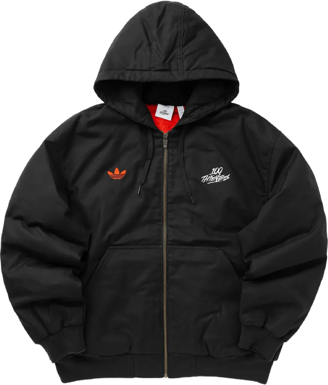 100 Thieves x adidas Hooded Jacket BLACK