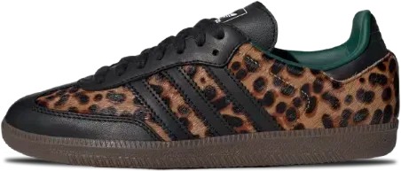image de Adidas Samba Og Black Green Leopard Ji2735