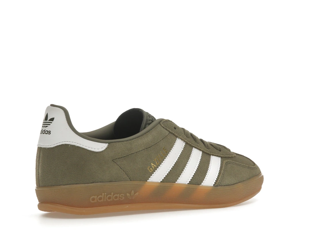 adidas gazelle silver green womens adidas Gazelle Indoor Focus Olive 12