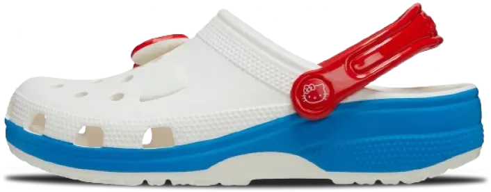 Hello Kitty x Crocs Classic Clog White Blue 209438-100