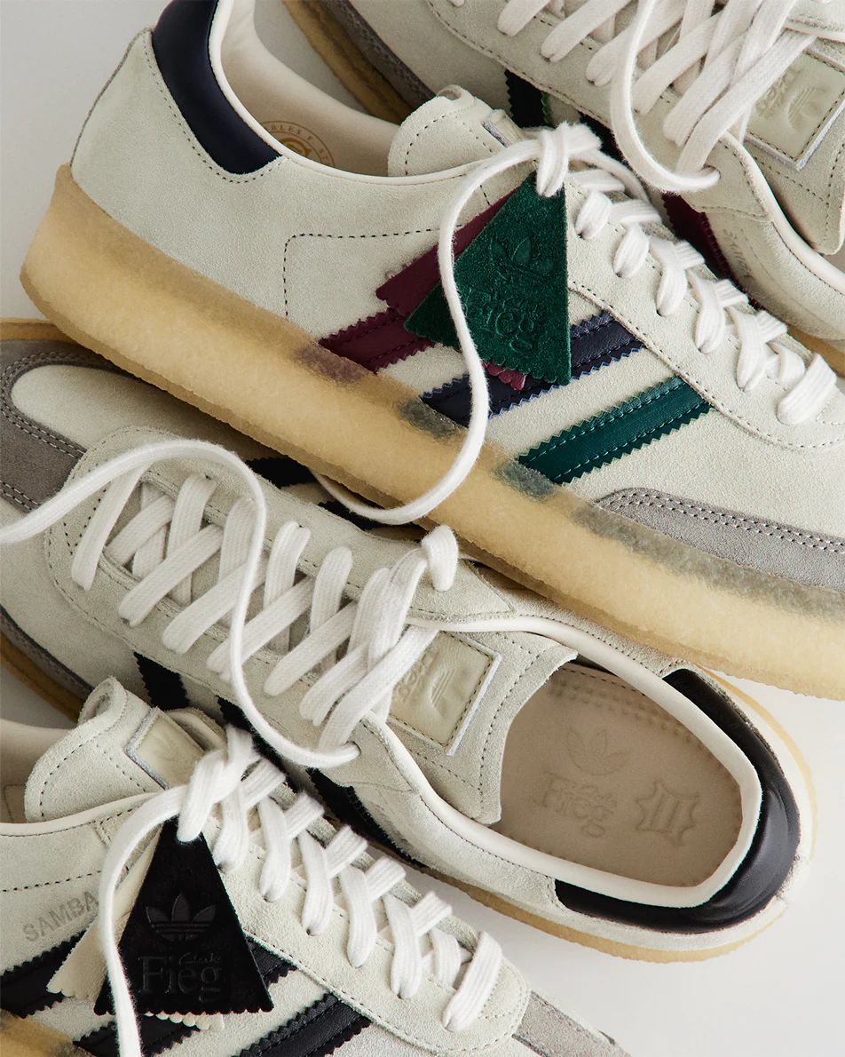 KITH x Clarks Originals x adidas Samba 8th Street White Black & Collegiate Green