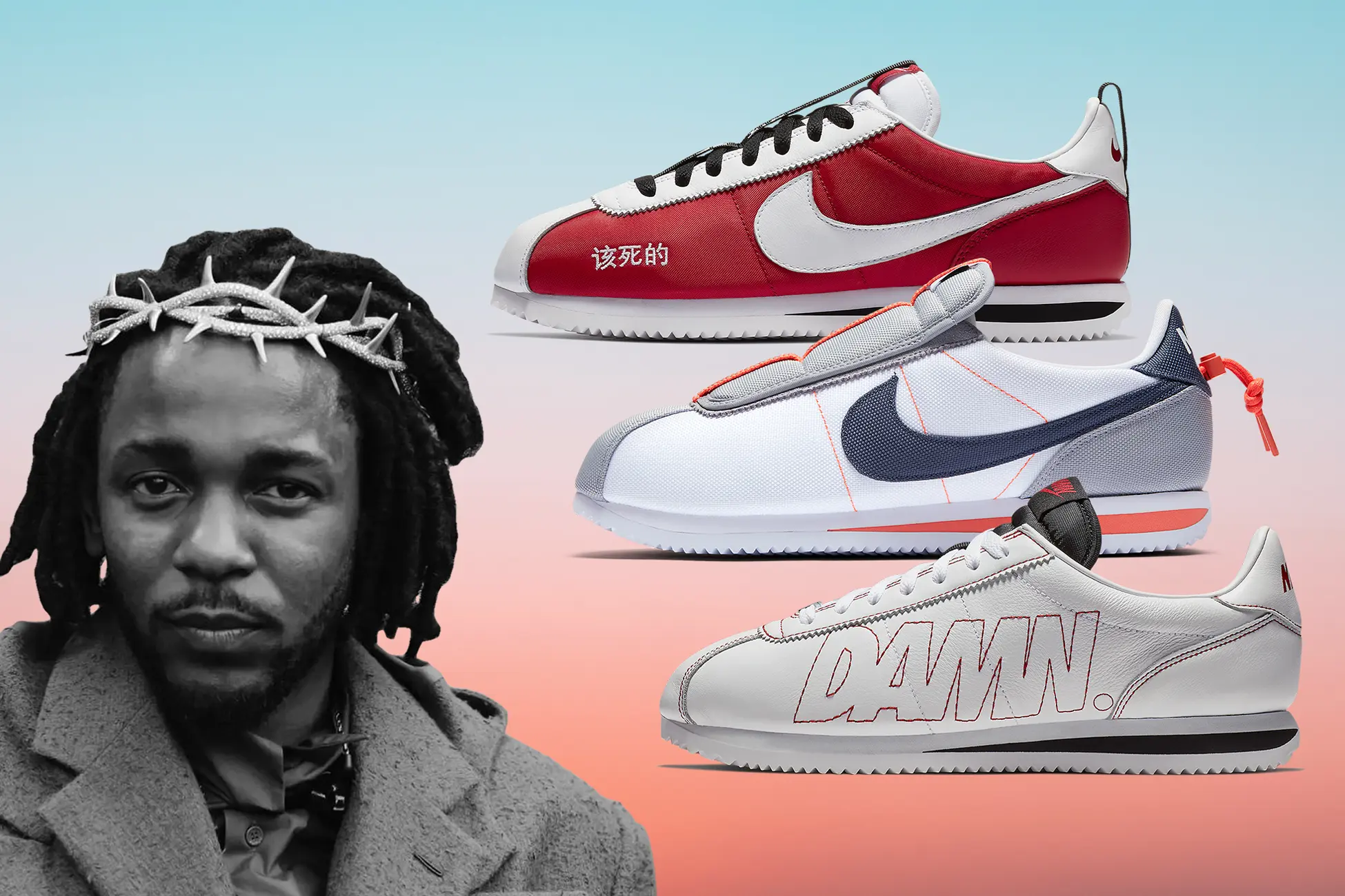 Kendrick Lamar x Nike Cortez 