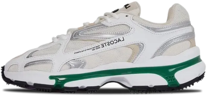 lacoste l003 2k24 white green 47SMA0013-082
