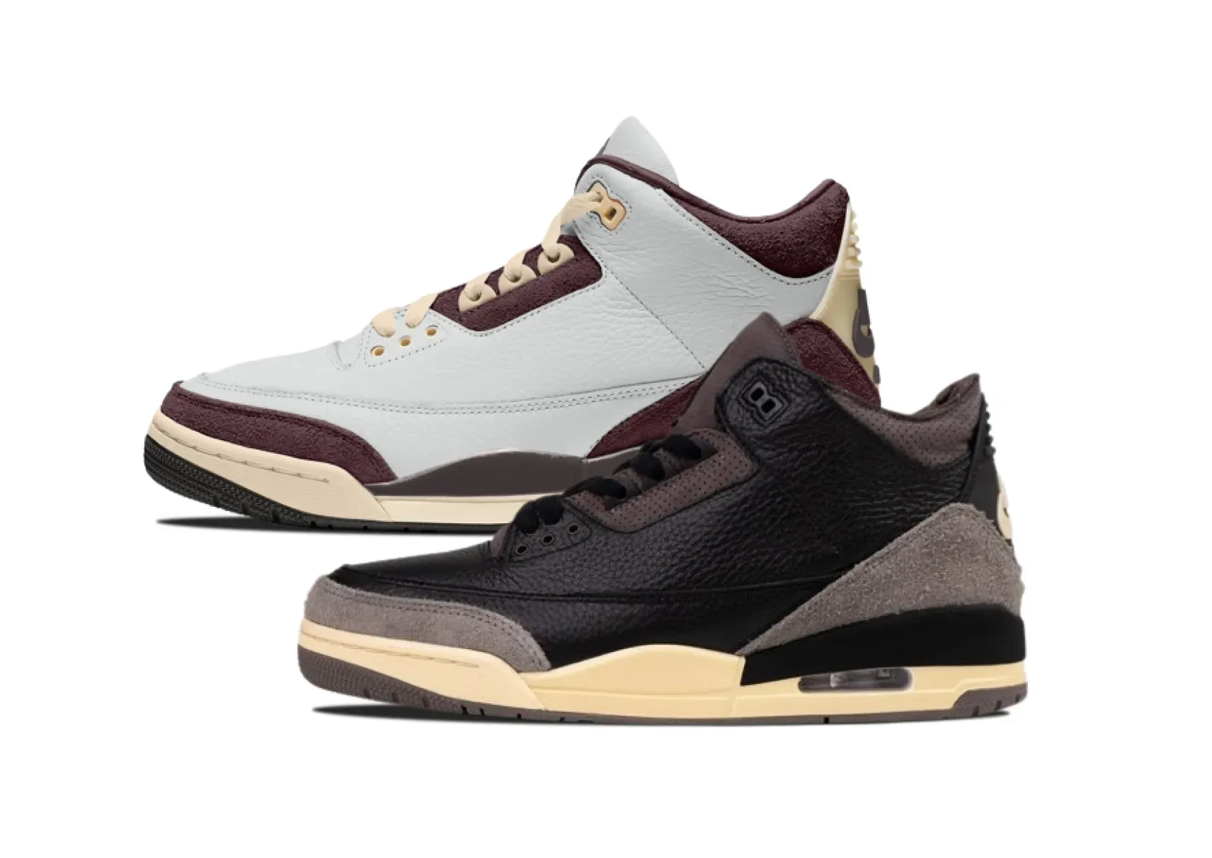 a ma maniere air jordan 3 burgundy crush fz4811-100 fz4811-001