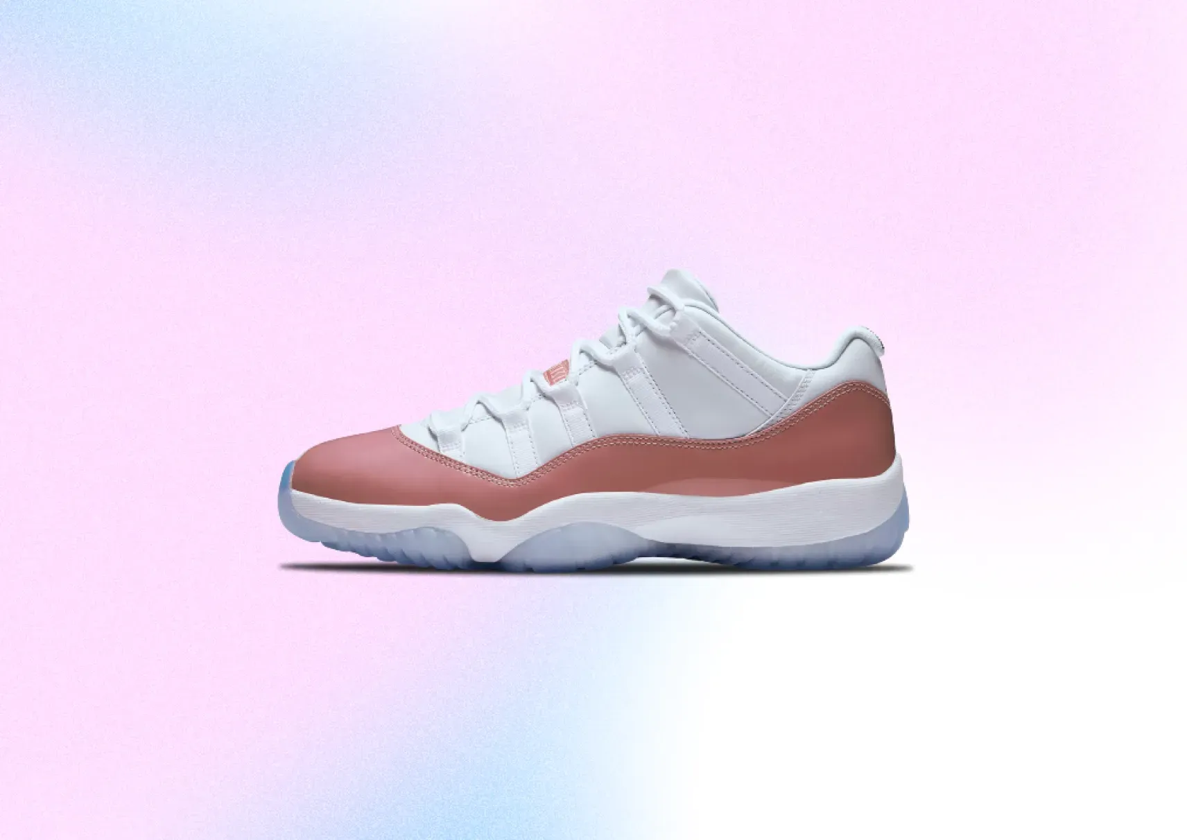 large visual air jordan 11 low wmns legend pink ah7860-160