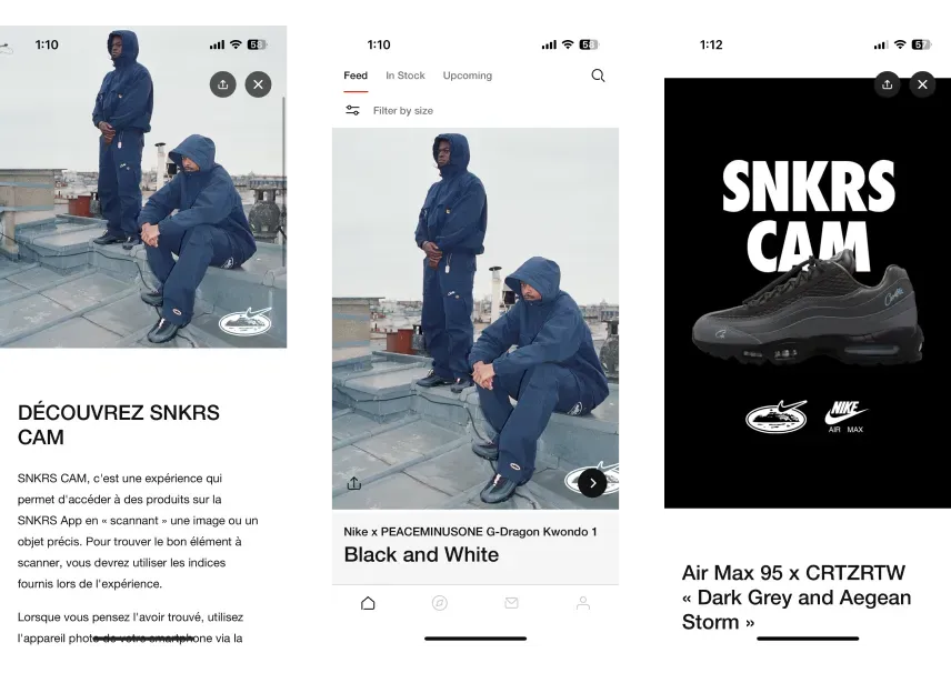 Corteiz Nike Air Max 95 Drop SNKRS 15 Avril 2023 SNKRS Cam