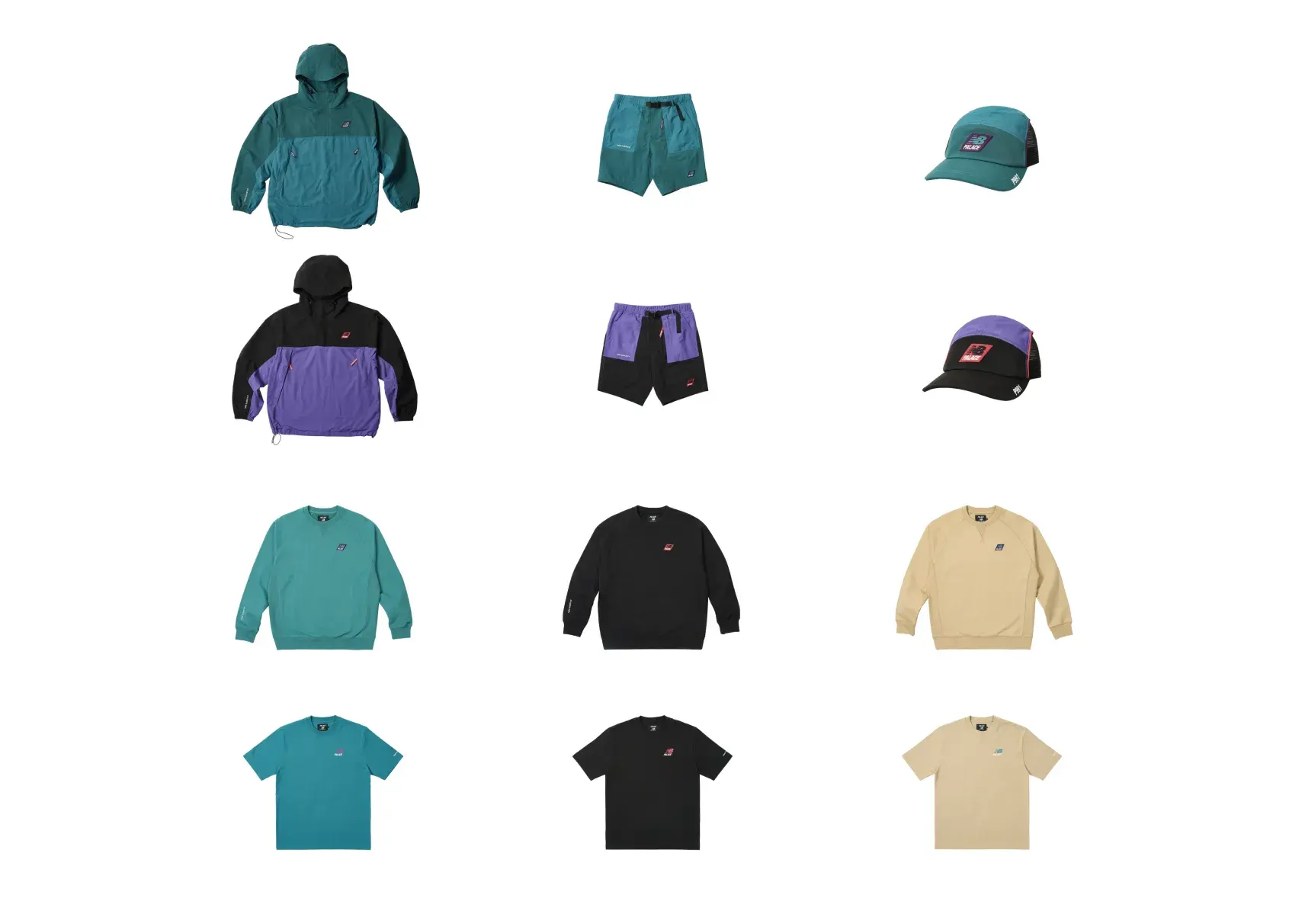 palace new balance clothing