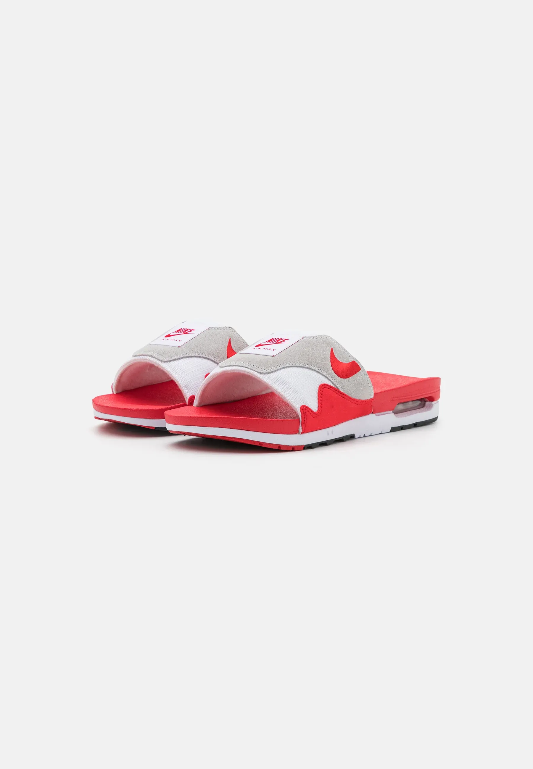 large visual nike air max 1 slide university red 2023