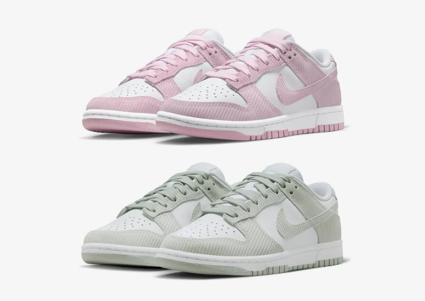 nike dunk low corduroy