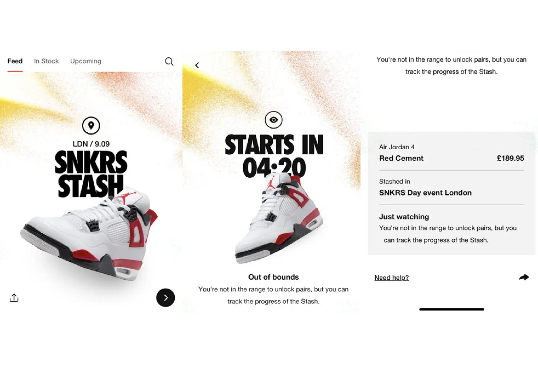 snkrs stash snkrs day londres