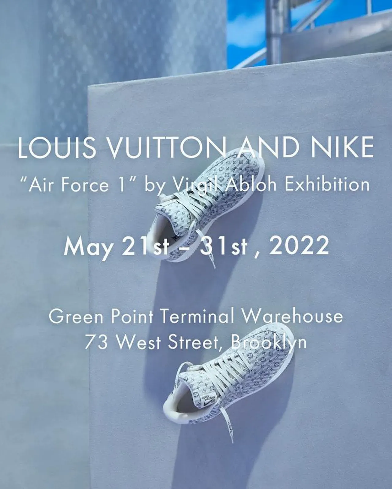 louis vuitton air force 1 exposition new york 2022