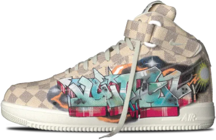 Louis Vuitton x Nike Air Force 1 Mid GRAFFITI