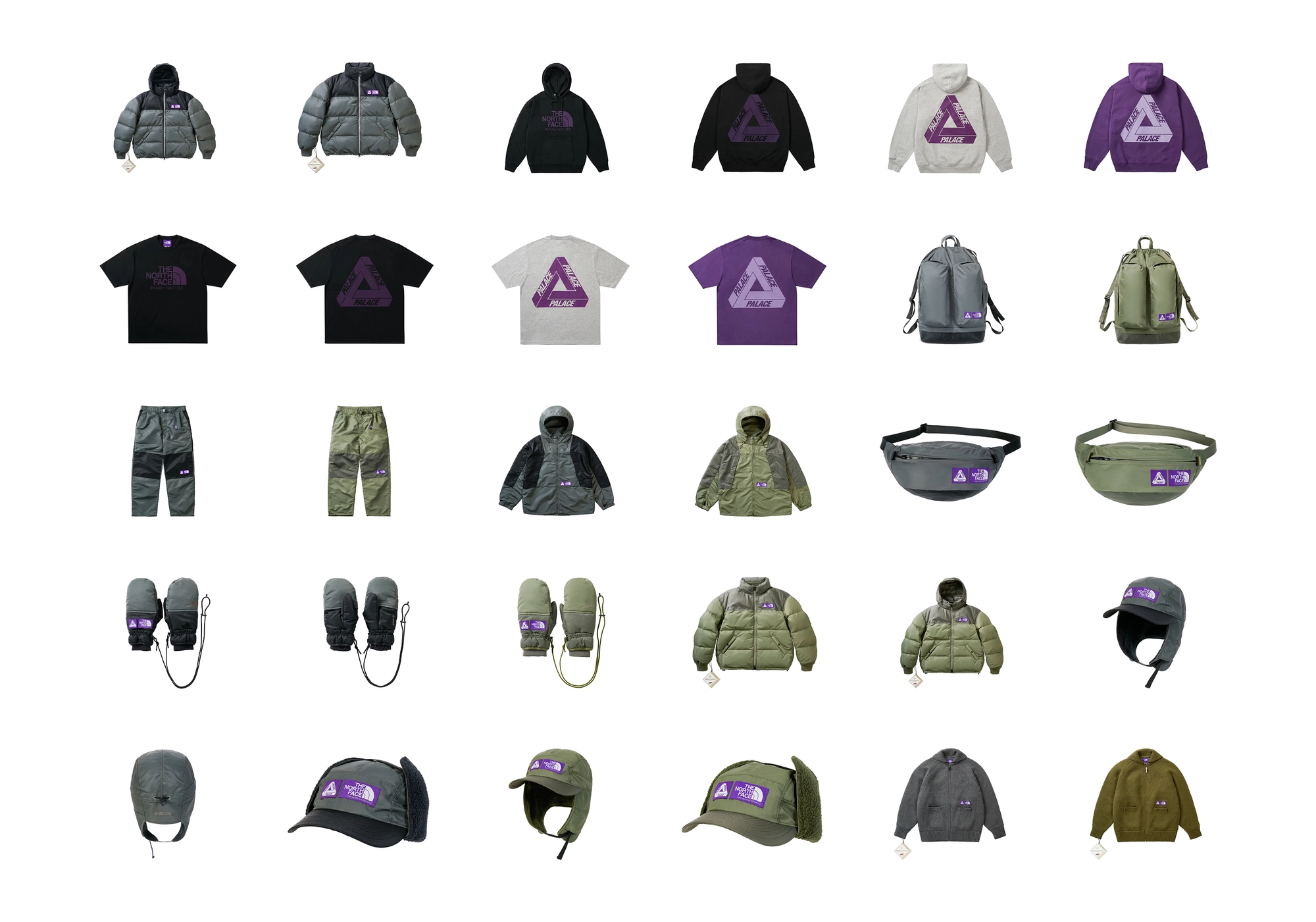 the north face purple label x palace all products of the collection