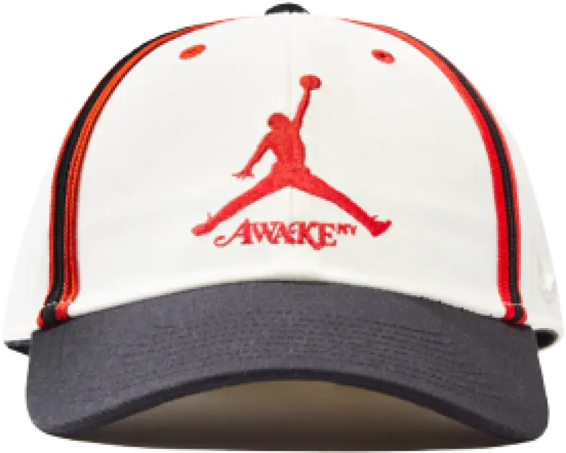 Jordan x Awake NY Cap WHITE RED