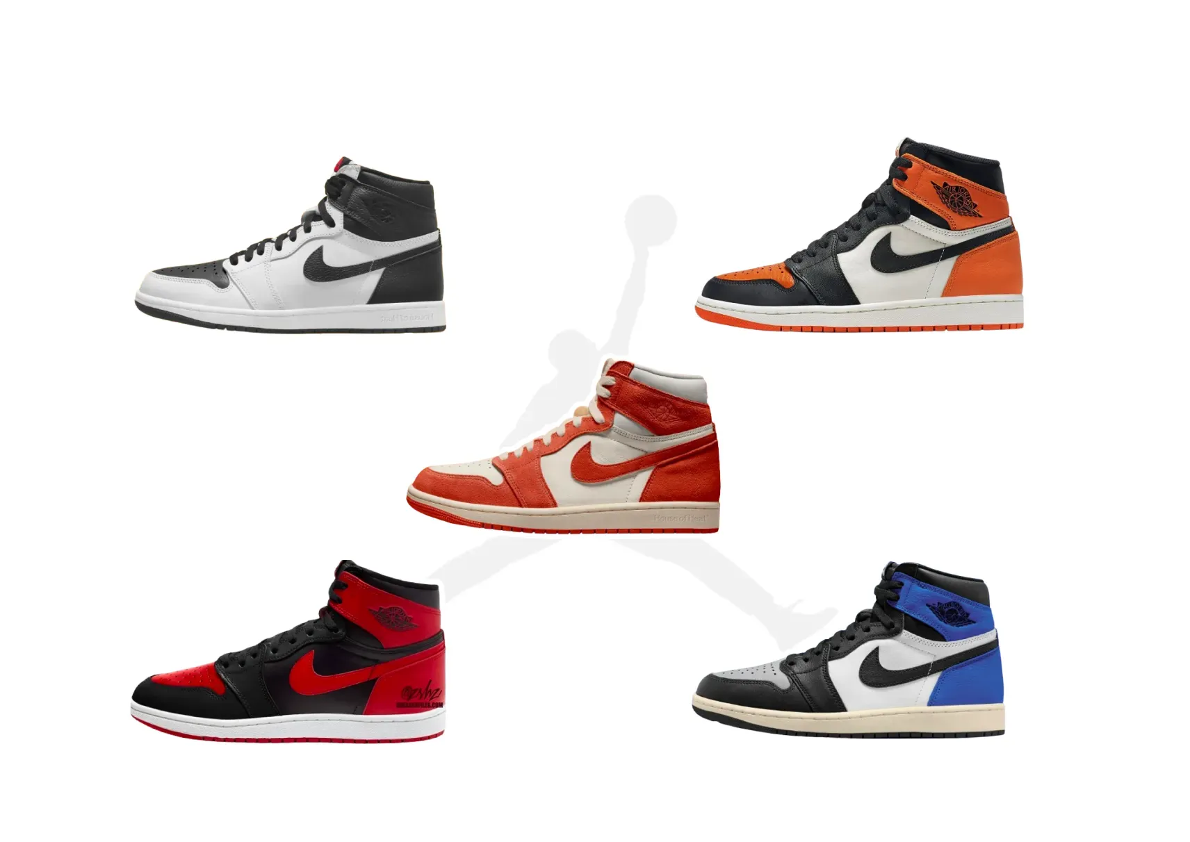 sorties air jordan 2025 1