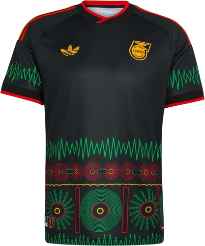 Bob Marley x adidas Jamaica Away Jersey BLACK image