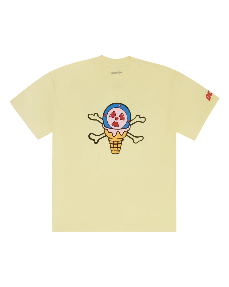 don toliver x icecream x reebook tee-shirt butter