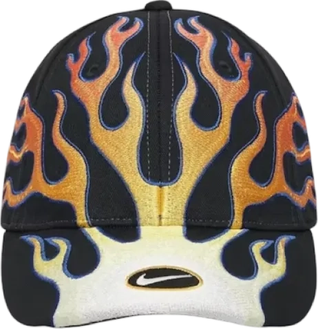 Nike Club Flame Cap BLACK ORANGE