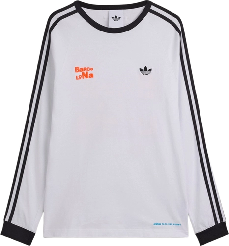 Image de Bad Bunny x adidas Long Sleeve T-Shirt Barcelona WHITE BLACK