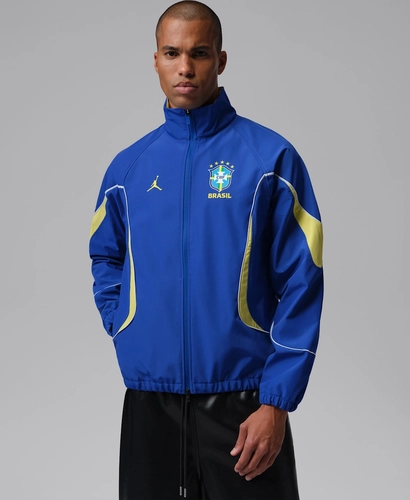 Jordan CBF Brasil Anthem Track Jacket OLD ROYAL YELLOW PULSE image