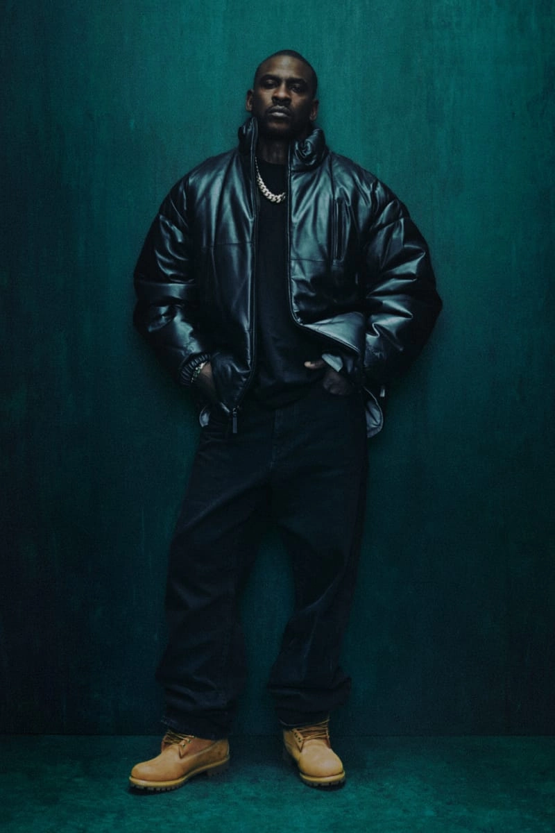 Timberland Advice of an Icon campaign featuring Skepta wearing the Granite State Waterproof Rain Jacket