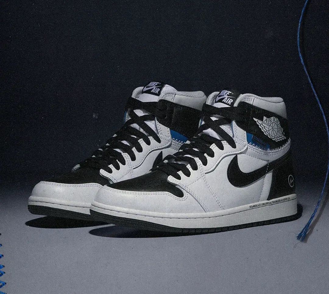 Fragment Union Air Jordan 1 High White Black II7282-100