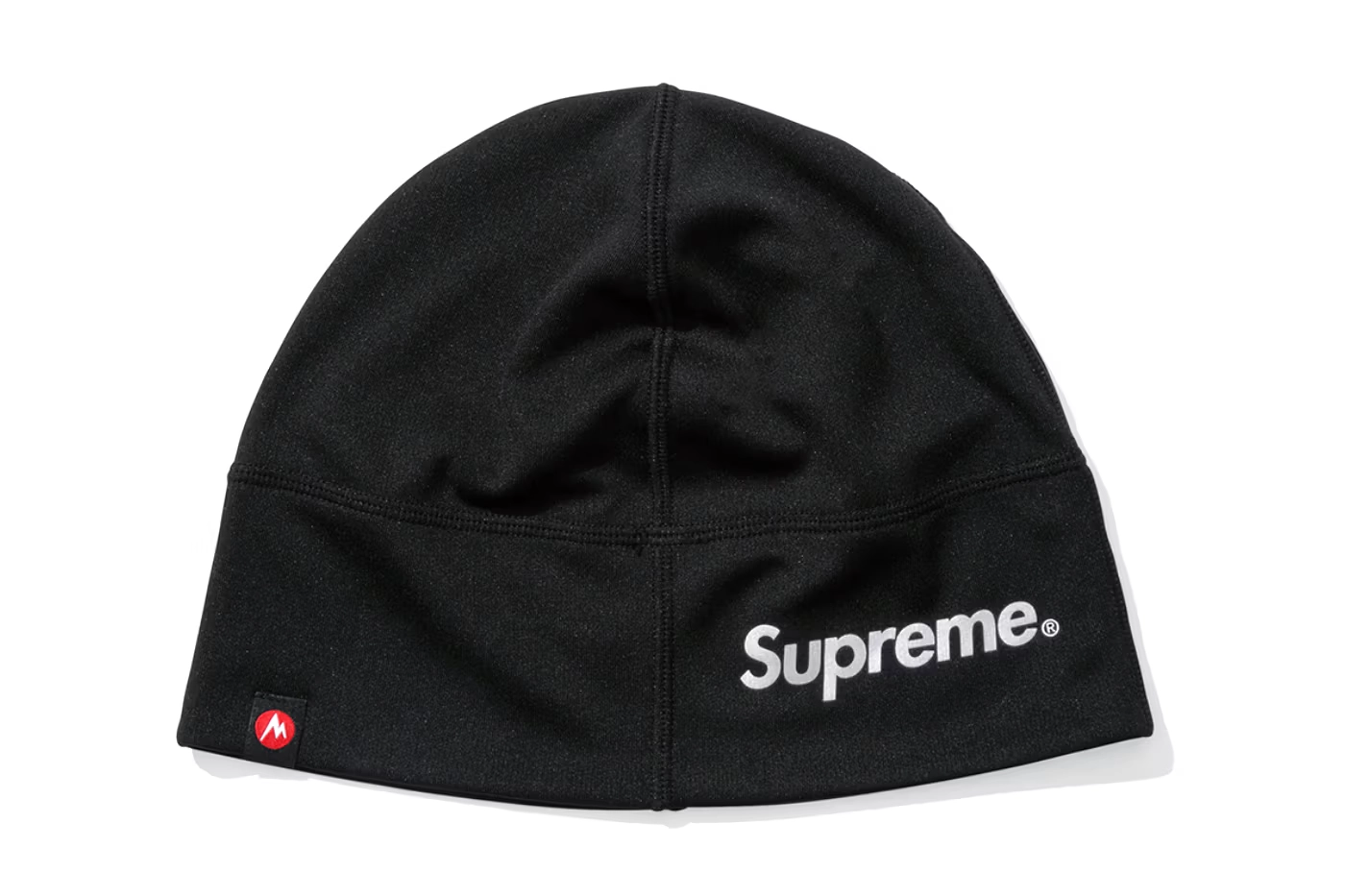 supreme x marmot fall 2025 black beanie