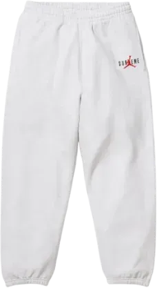 Supreme Jordan Sweatpant White image