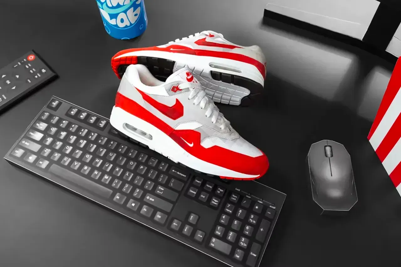 kai cenat nike air max 1 low poly hq5882-100