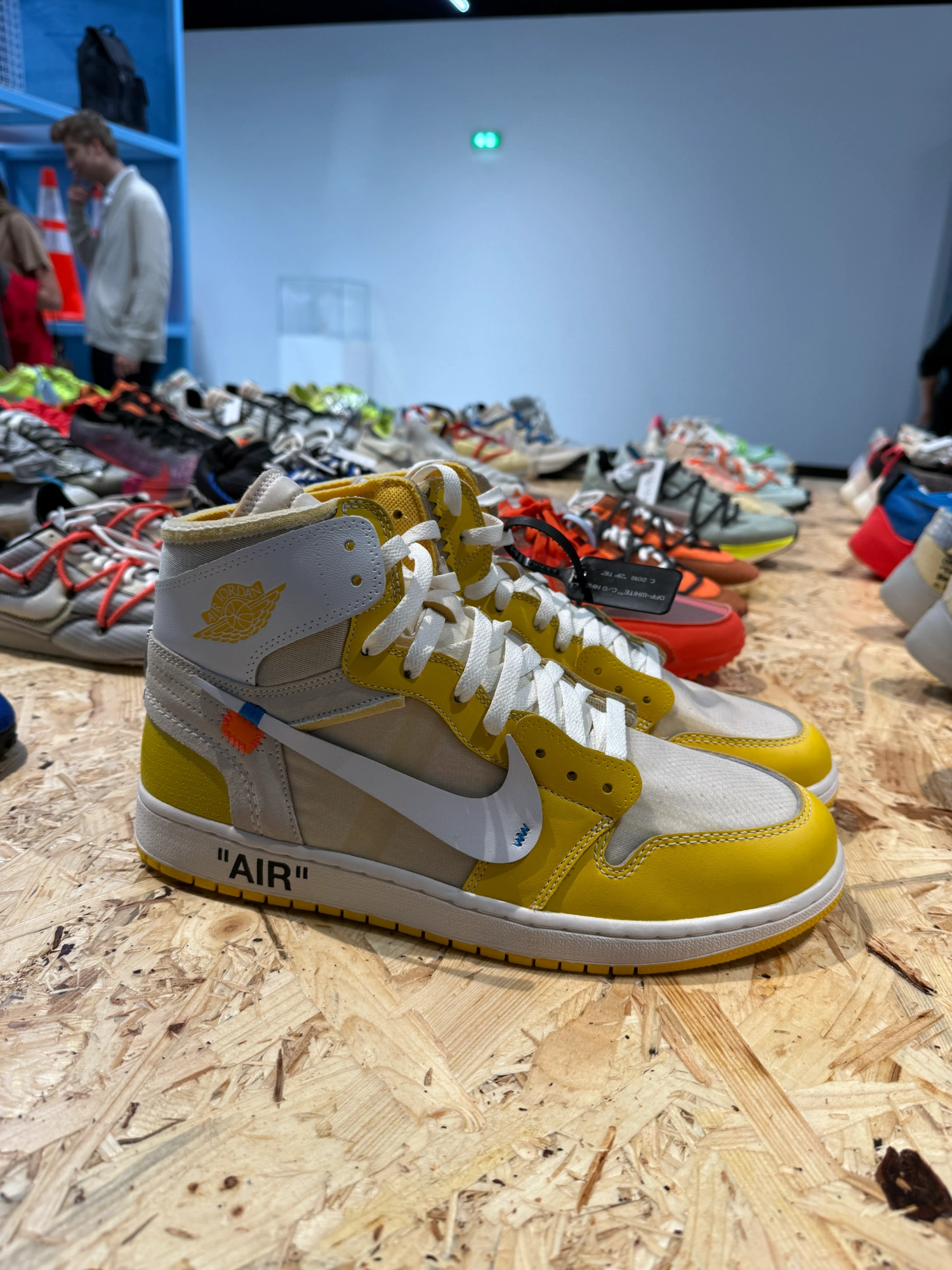 Off White Air Jordan 1 High Canary Yellow The Codes