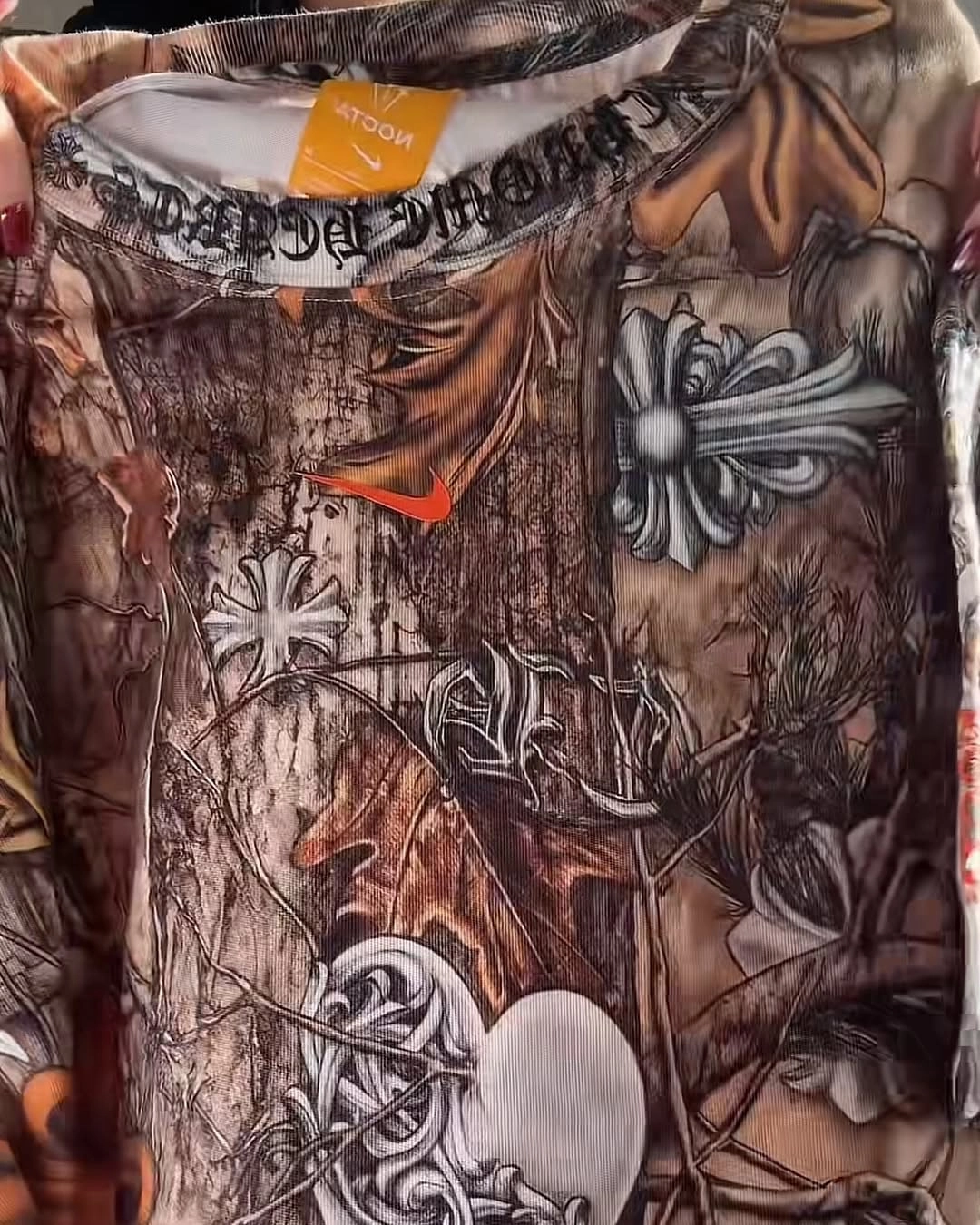 Nike Nocta Chrome heart preview t-shirt