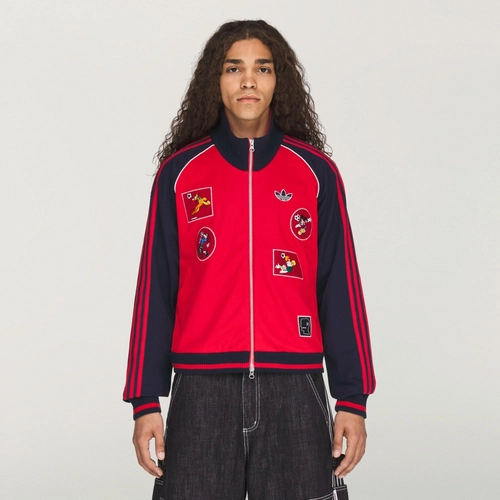 adidas x Brain Dead Disney Track Jacket BETTER SCARLET image