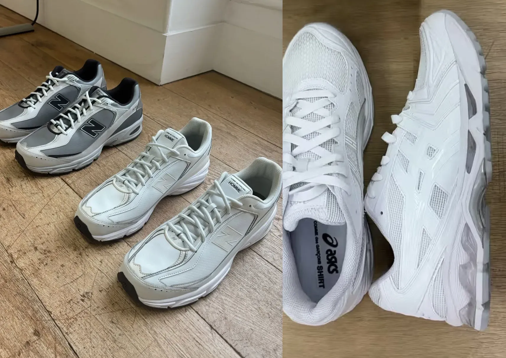 comme des garçons new balance 509 asics gel-kayano 14