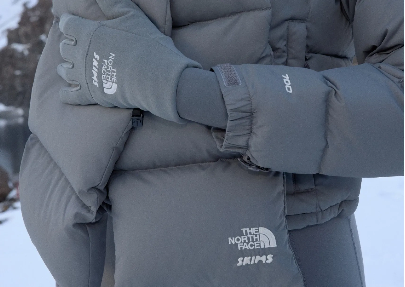 The North Face x SKIMS: new winter collection