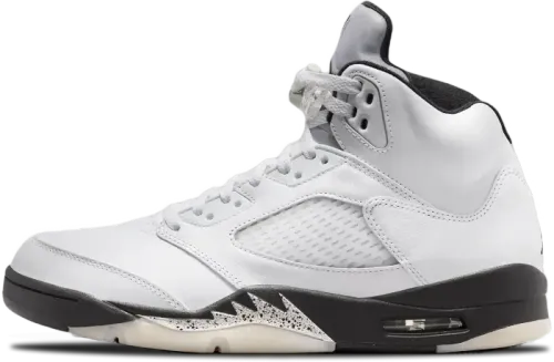 image de Air Jordan 5 Retro White Black Sail Dd0587 110