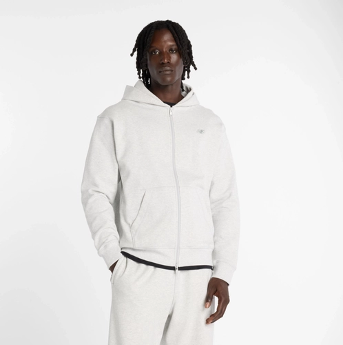 New Balance Athletics French Terry Full Zip BRIGHTON GREY image