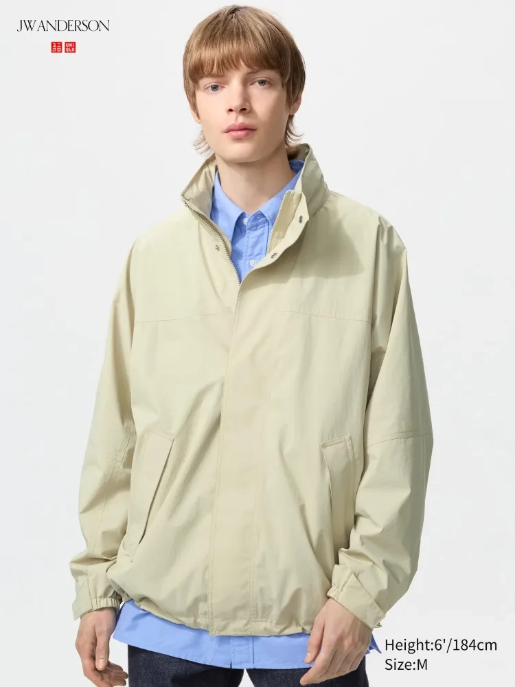 JW Anderson x Uniqlo Windproof Stand Blouson WHITE CREME