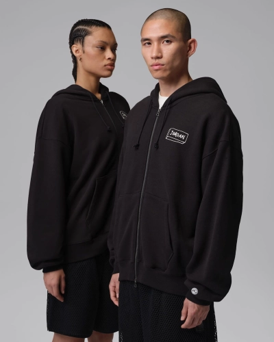 Image de Fragment x Union LA x Air Jordan Zip-Up Hoodie BLACK IR0641-010