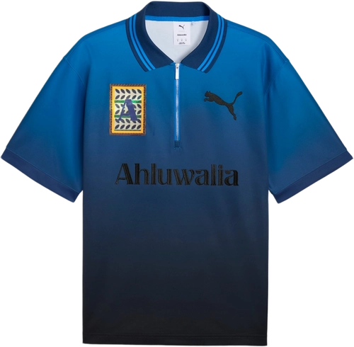Puma x Ahluwalia Graphic Relaxed Polo Shirt BLUE NAVY image